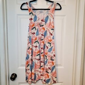 Vermilli Hawaii Valentine Dress S Pink Blue